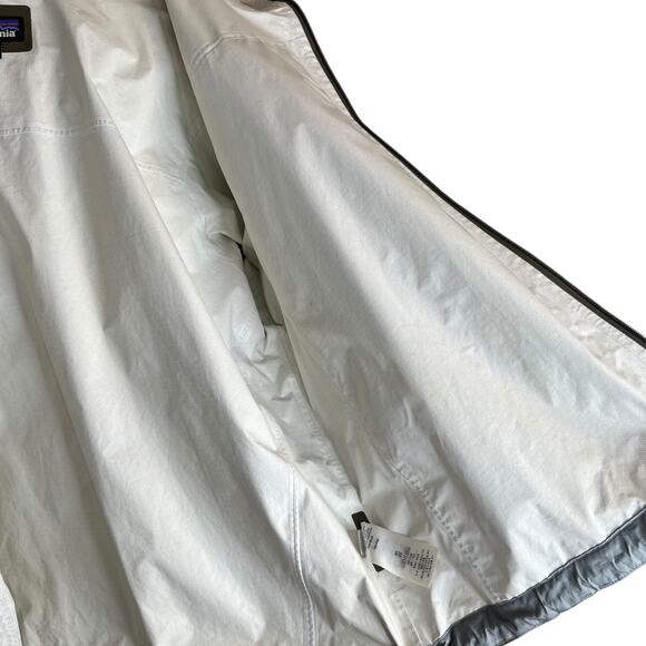 Patagonia Waterproof Hooded Shell Jacket Lightweight in Olive Green Men’s Large - Picture 8 of 11